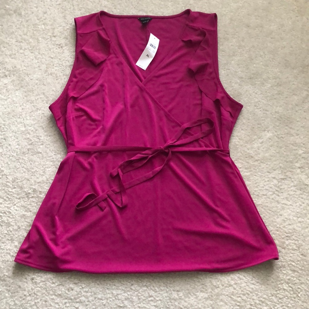 Ann Taylor Wrap Top